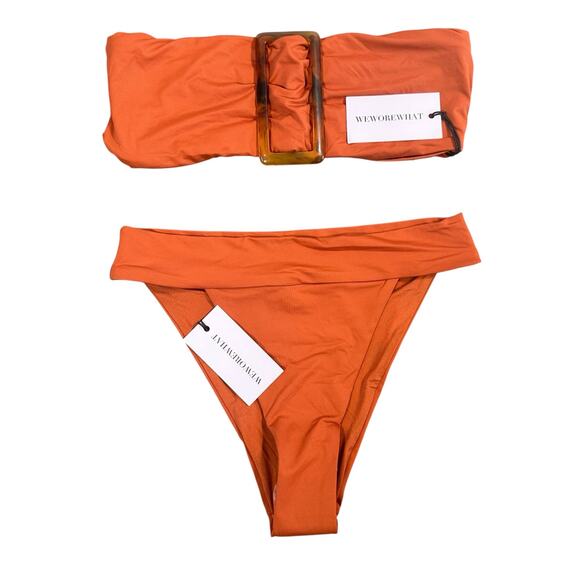 WeWoreWhat Women's 2 Piece Swimsuit Set Size S/M - Picture 2 of 6